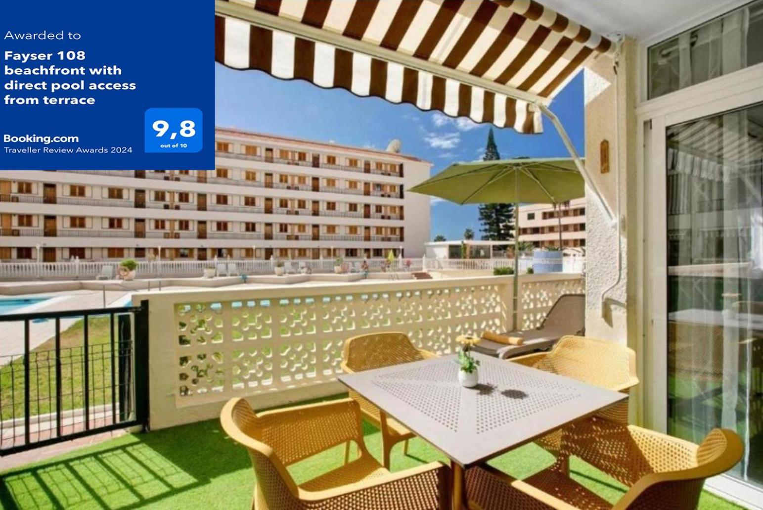 Fayser 108 Beachfront With Direct Pool Access From Terrace Arona  Exteriér fotografie